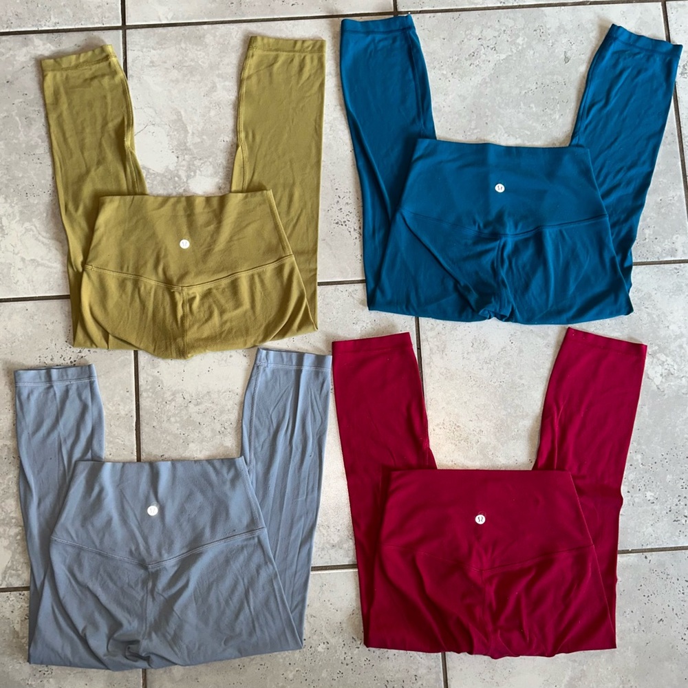 Lululemon Align High-Rise Crop 21” Leggings Bundle. Size 4